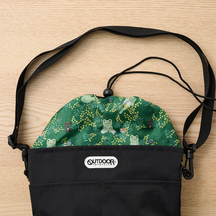 かえるのピクルス ロープ手ショルダーバッグ