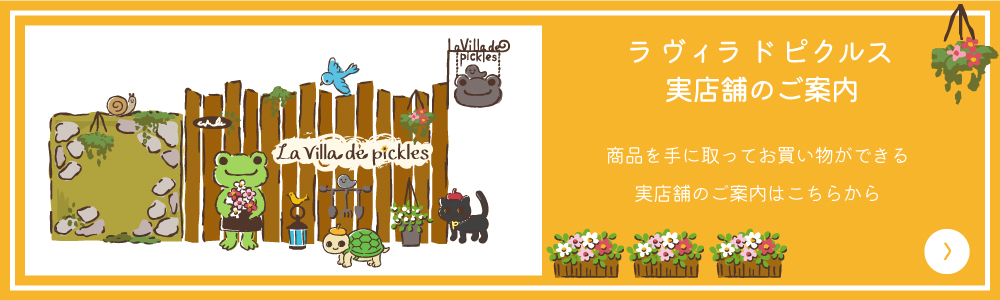 かえるのピクルス La Villa de pickles(ラヴィラドピクルス) 実店舗