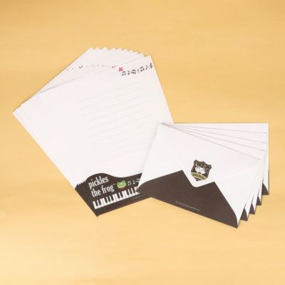 カエルピン様　レコードセット② かえるのピクルス】レターセット(ピアノ鍵盤)CKKP018-2 | かえる