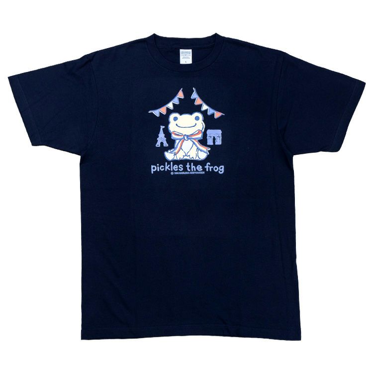 【かえるのピクルス】TシャツLサイズ（パリ/NVY）741242 | かえるのピクルス公式オンラインショップ La Villa de  pickles(ラヴィラドピクルス)